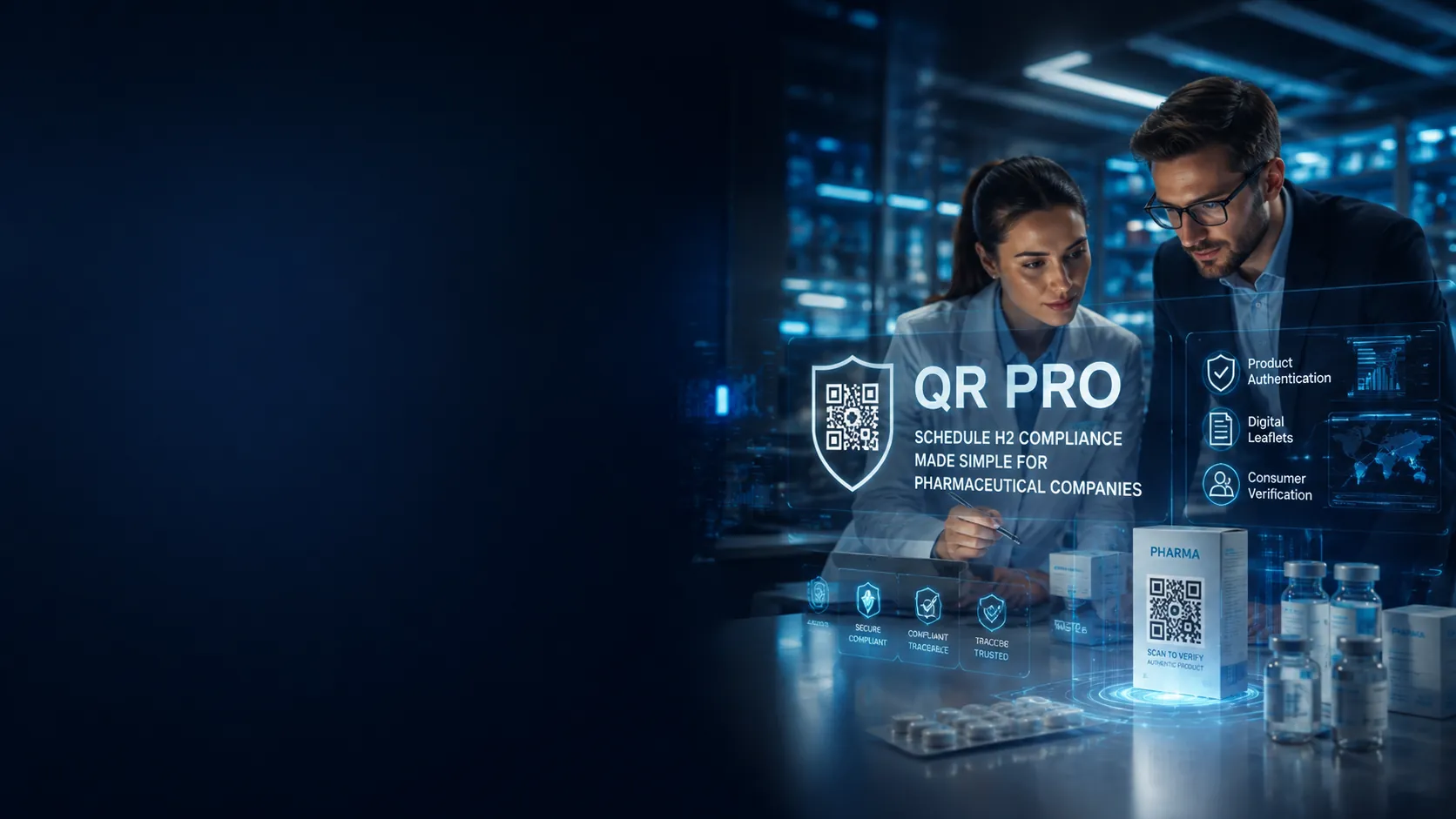 QR Pro eVerify — pharmaceutical compliance