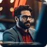 Developer working at a desk